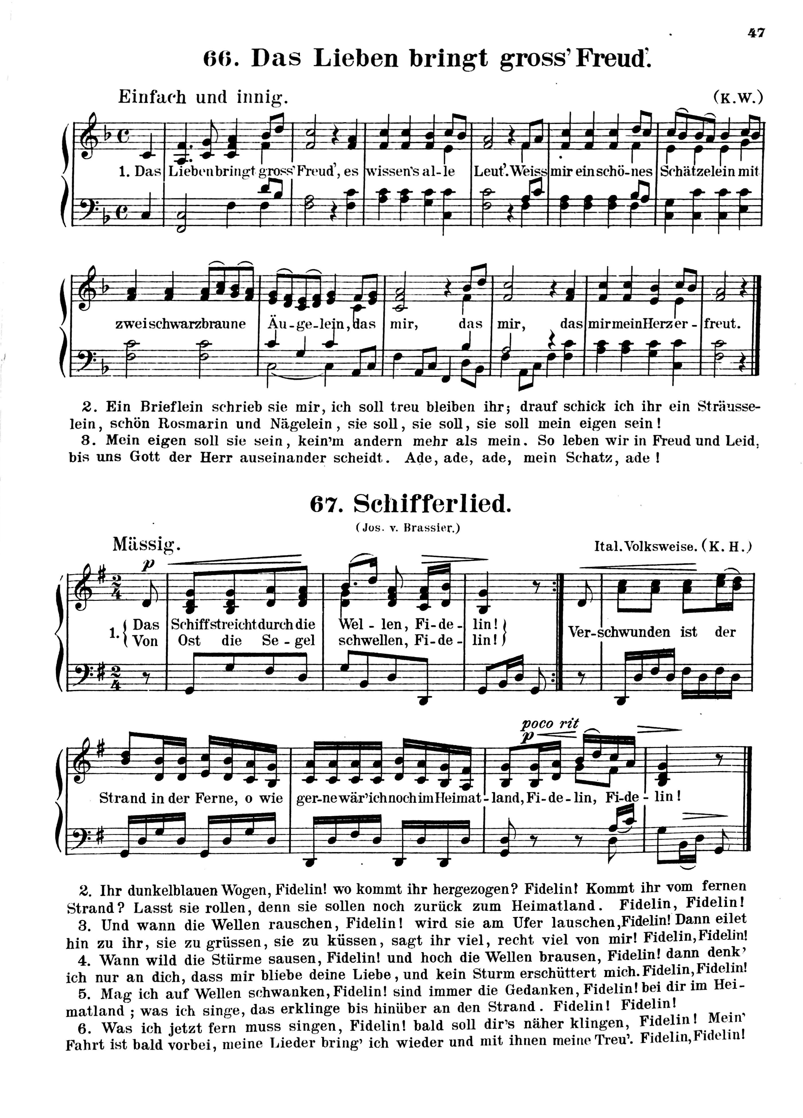 Deutsche Lieder